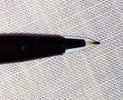 Unique tip of the Pentel Arts Stylo pen